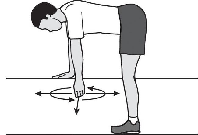 Illustration of pendulum exercise