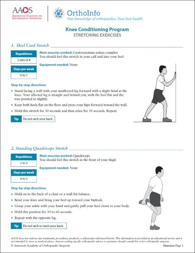 Knee Range of Motion Exercises