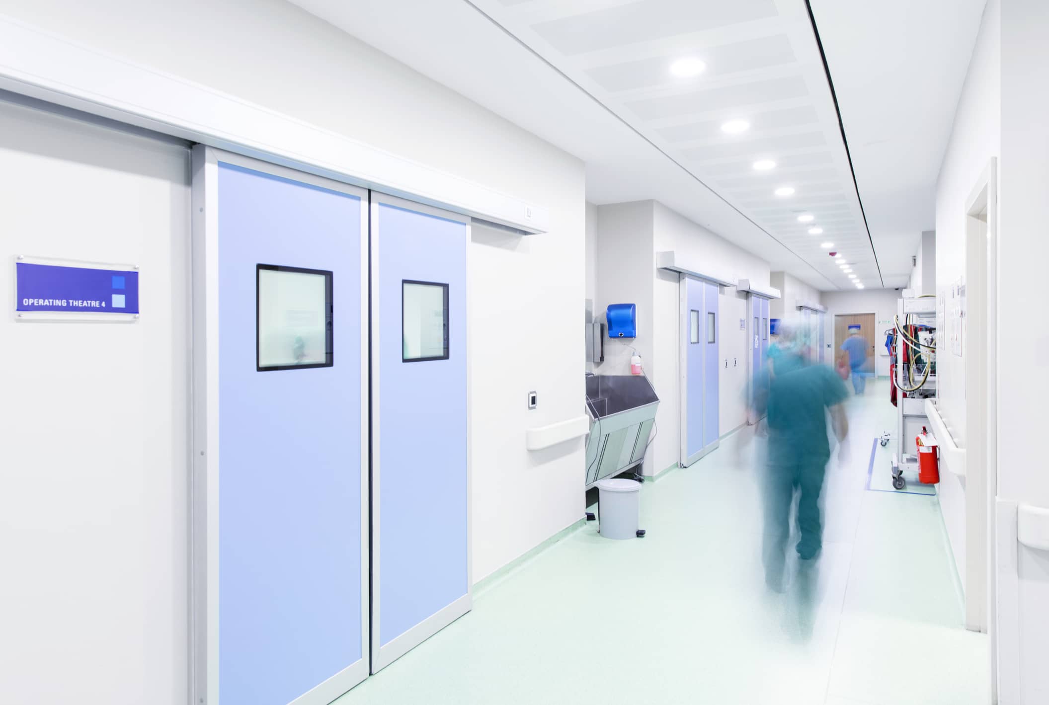 Hospital Operating Room Corridor