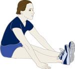 Hamstring muscle stretch